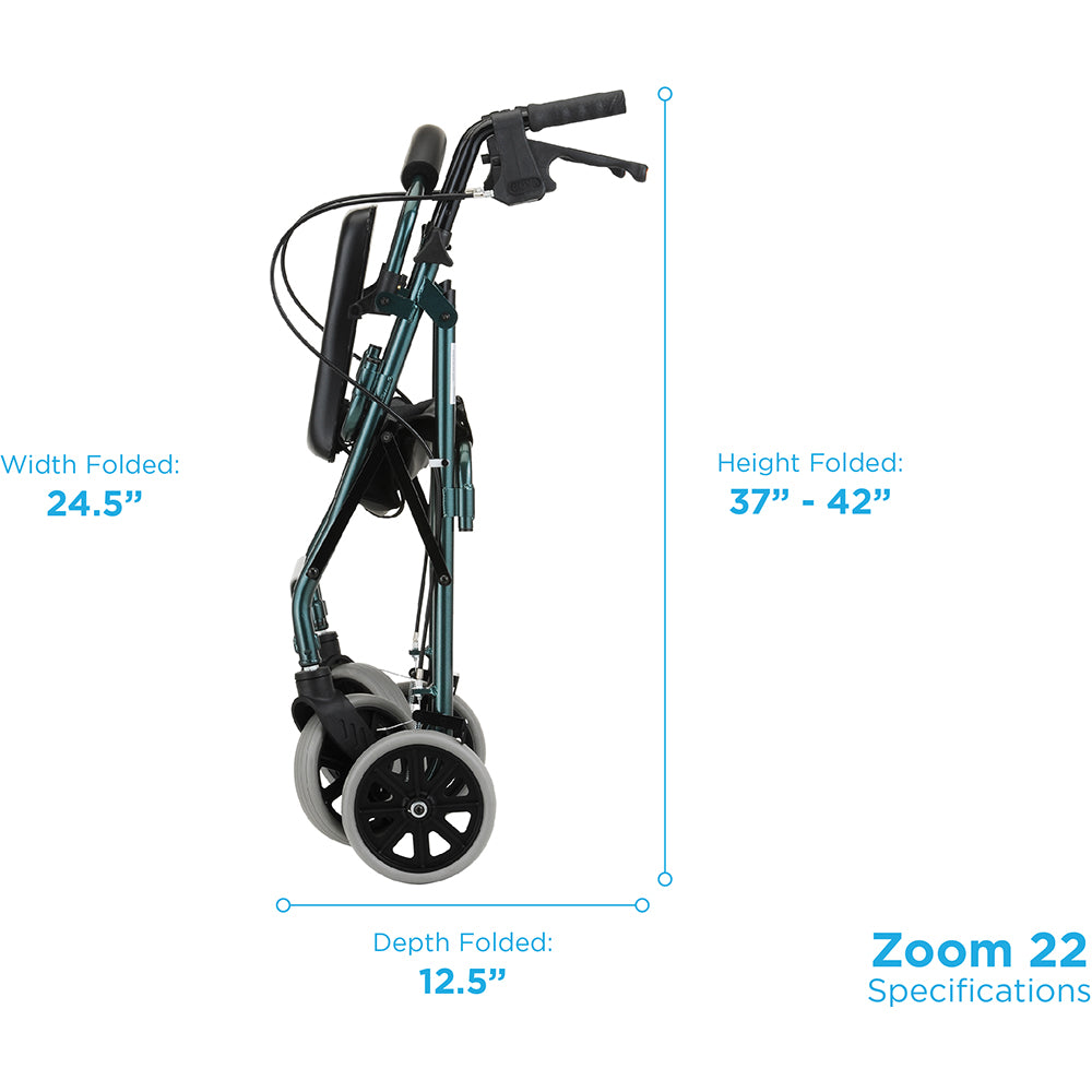 Nova Zoom 22 Rollator, 4222GN Green