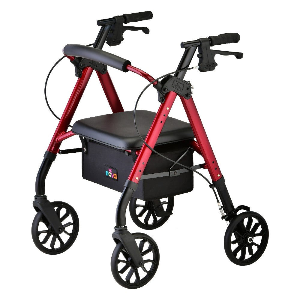 Nova Star 8 Petite Rollator, 4278RD Red