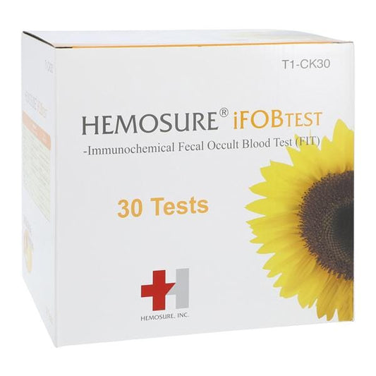 Hemosure iFOBT Colorectal Cancer Screening 30 Test Kit, T1-CK30