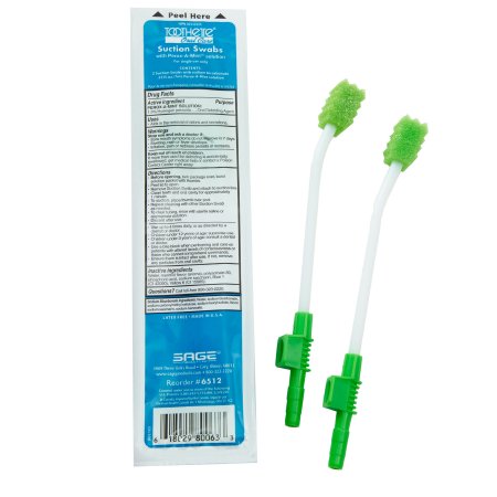Toothette NonSterile Suction Swab Kit, 6512 2/pk