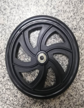 Replacement Black Wheel for Drive 10257 and R900 series rollator, 9503Z1025709