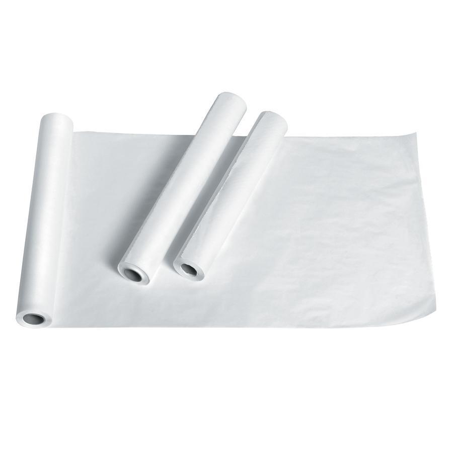 White Crepe Standard Exam Table Paper 18" x 125' 12/cs NON23324