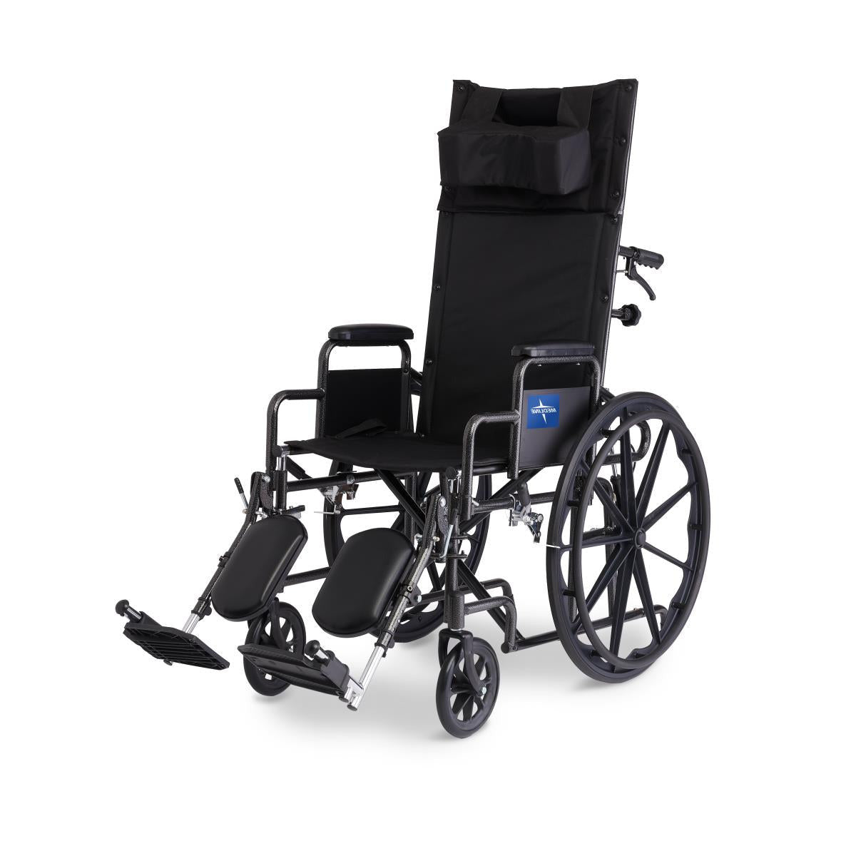 Guardian Reclining Wheelchair w/Desk Length Arms 20" Wide KR208N21E