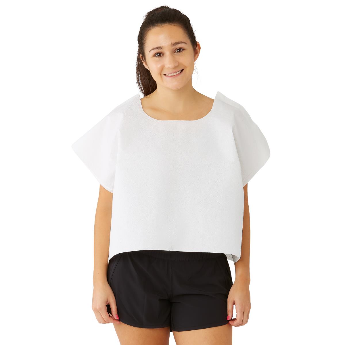 Medline Tissue / Poly / Tissue Exam Capes 30x21 White 100/cs NON24248