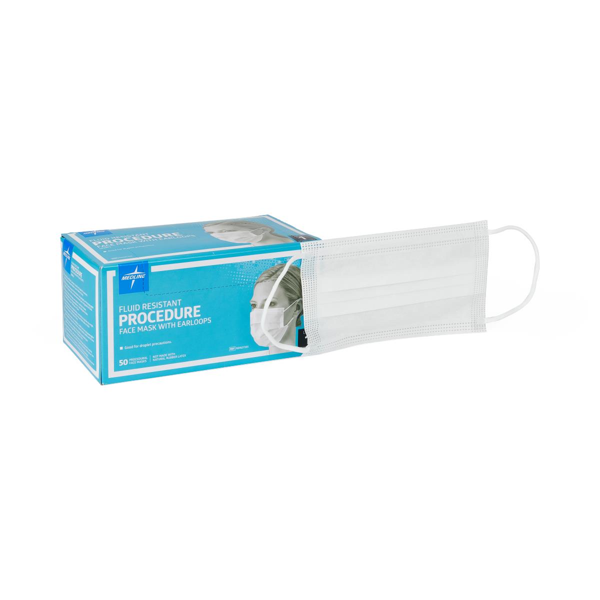 Medline Level 1 Procedure Mask with Earloops bx/50 NON27355Z