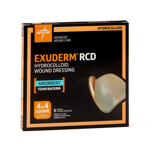 Exuderm RCD 4x4 Hydrocolloid Dressing 5/bx MSC5200