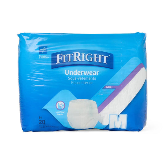 FitRight Super Protective Underwear, Size M 20/pk FIT33005AZ