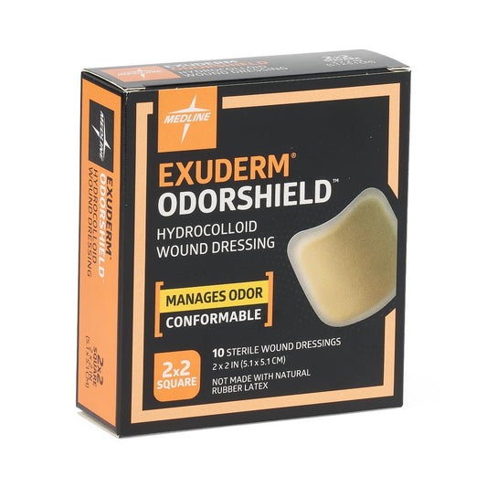 Exuderm Odorshield 6x6 Hydrocolloid Wound Dressing 10/bx MSC5522
