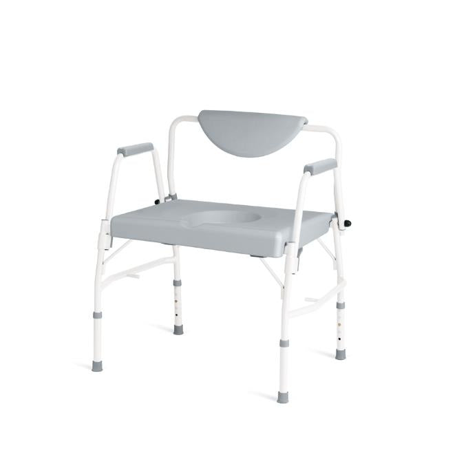 Medline Steel Bariatric Drop-Arm Commode 1000 lbs Capacity G1-400BDX1