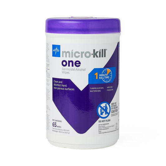 Micro-Kill One 7x15 Germicidal Alcohol Wipes MSC351310