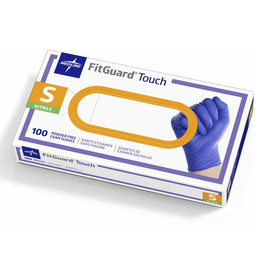 FitGuard Touch Nitrile Exam Gloves Size S 100/bx FG100SH