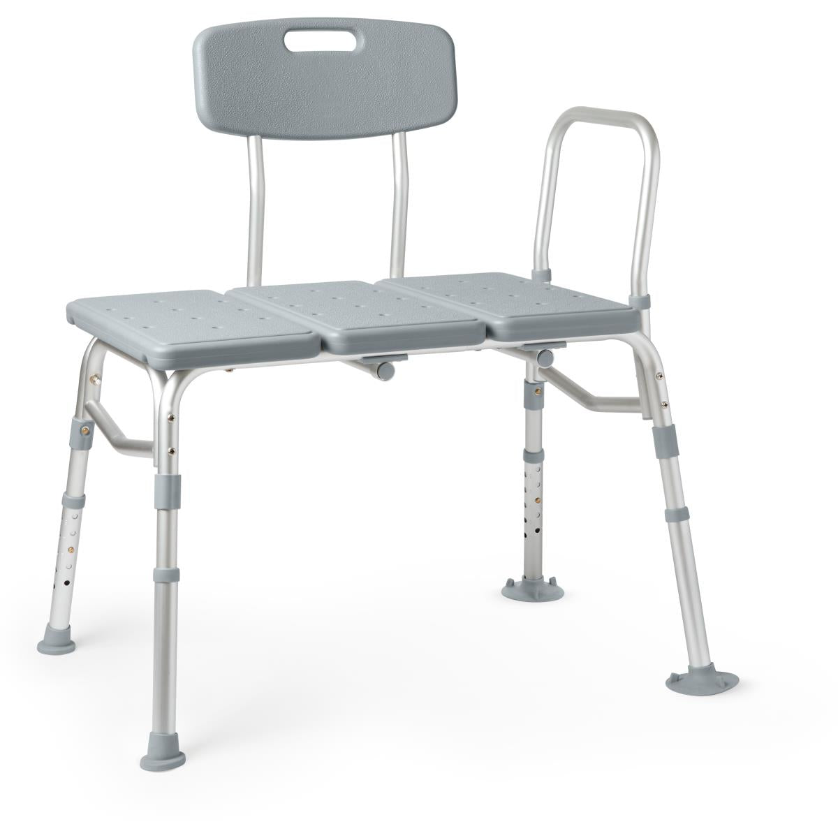 Medline Transfer Bench with Back, 400lbs Capacity G3-100KBRX1