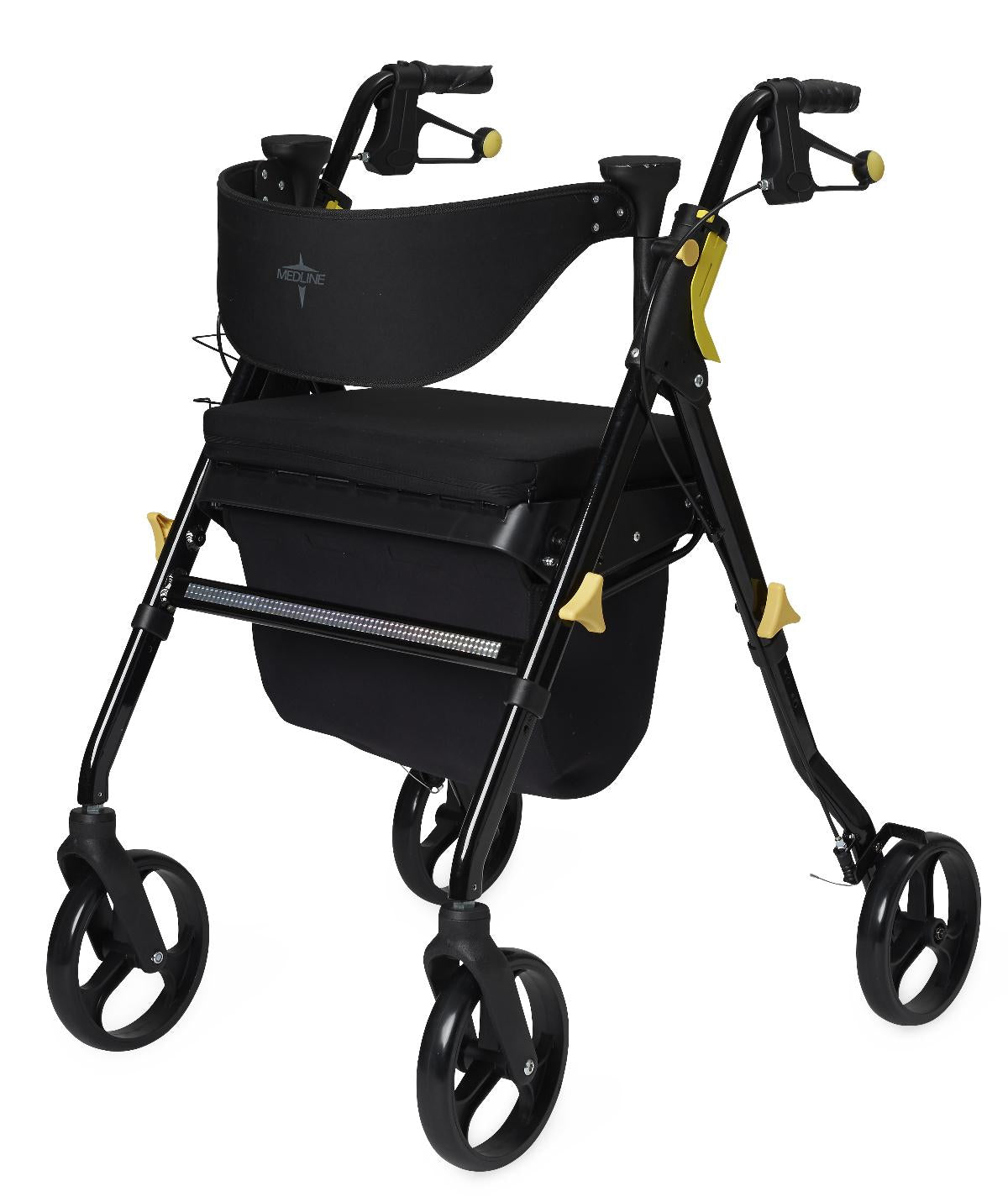 Medline Empower Rollator, Black MDS86845BLKM
