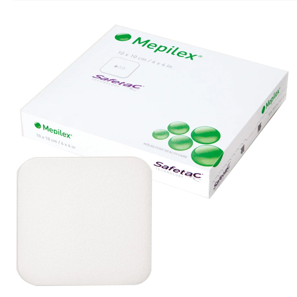 Mepilex 4x4 Silicone Foam Dressing by Molnlycke bx/5, 294199