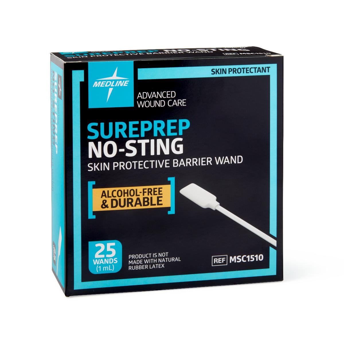 Medline Sureprep No-Sting Protective Barrier, 1ml Wand 25/bx MSC1510Z