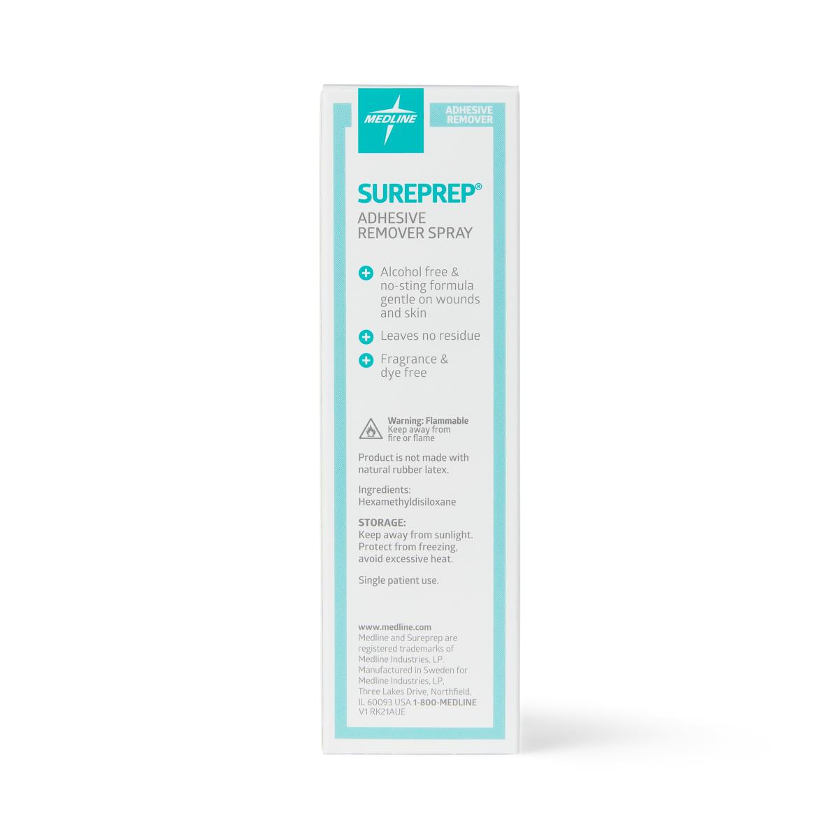 Medline Sureprep Adhesive Remover Spray, each MSC1651H