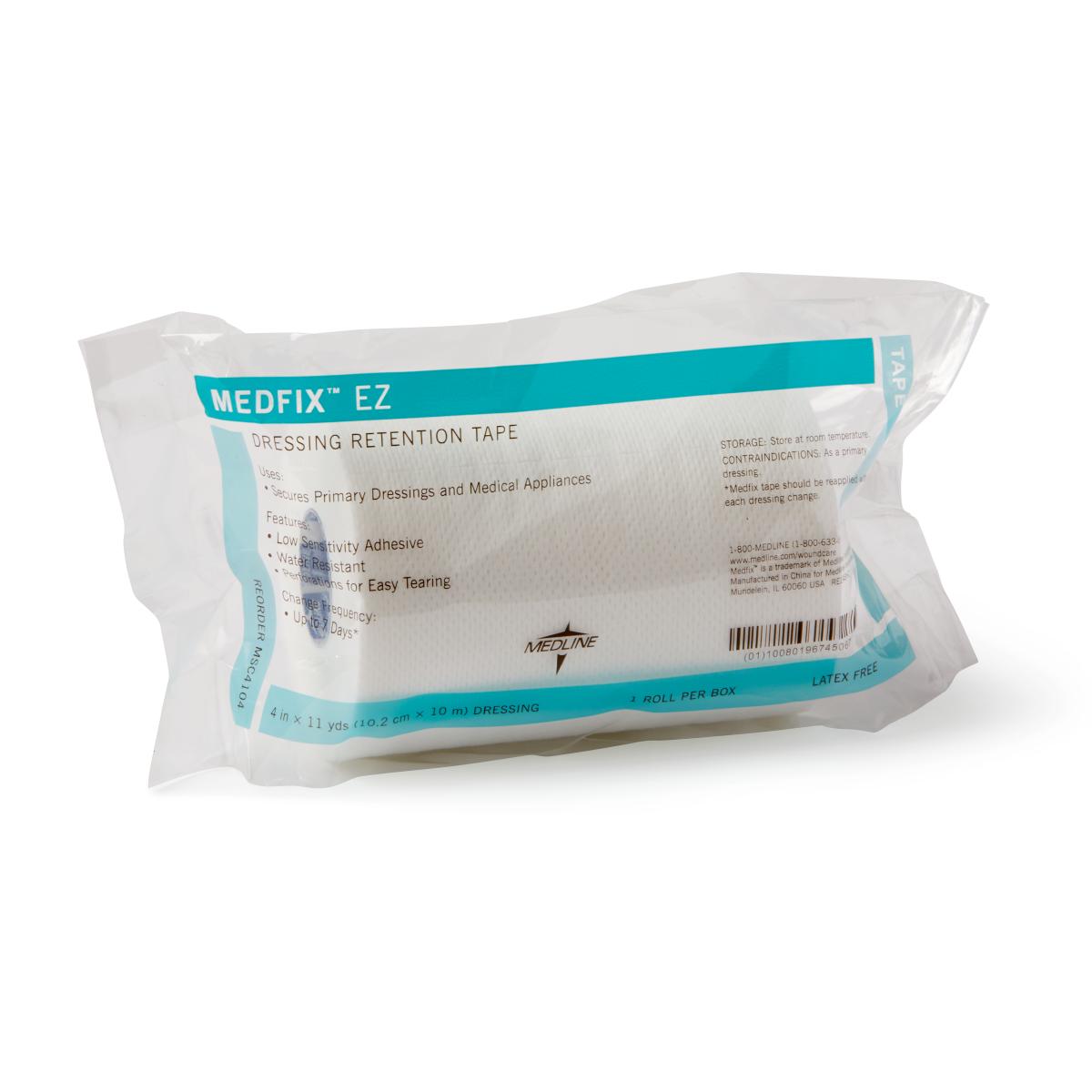 MedFix EZ Dressing Retention Tape, 4" x 11 yd. roll, MSC4104H