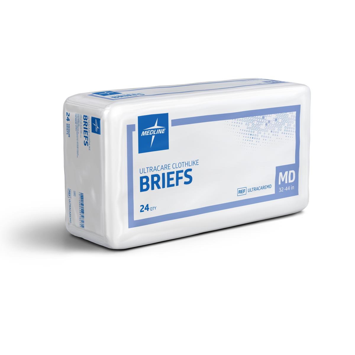 Medline Ultracare Briefs Size M 24/pk ULTRACAREMDZ