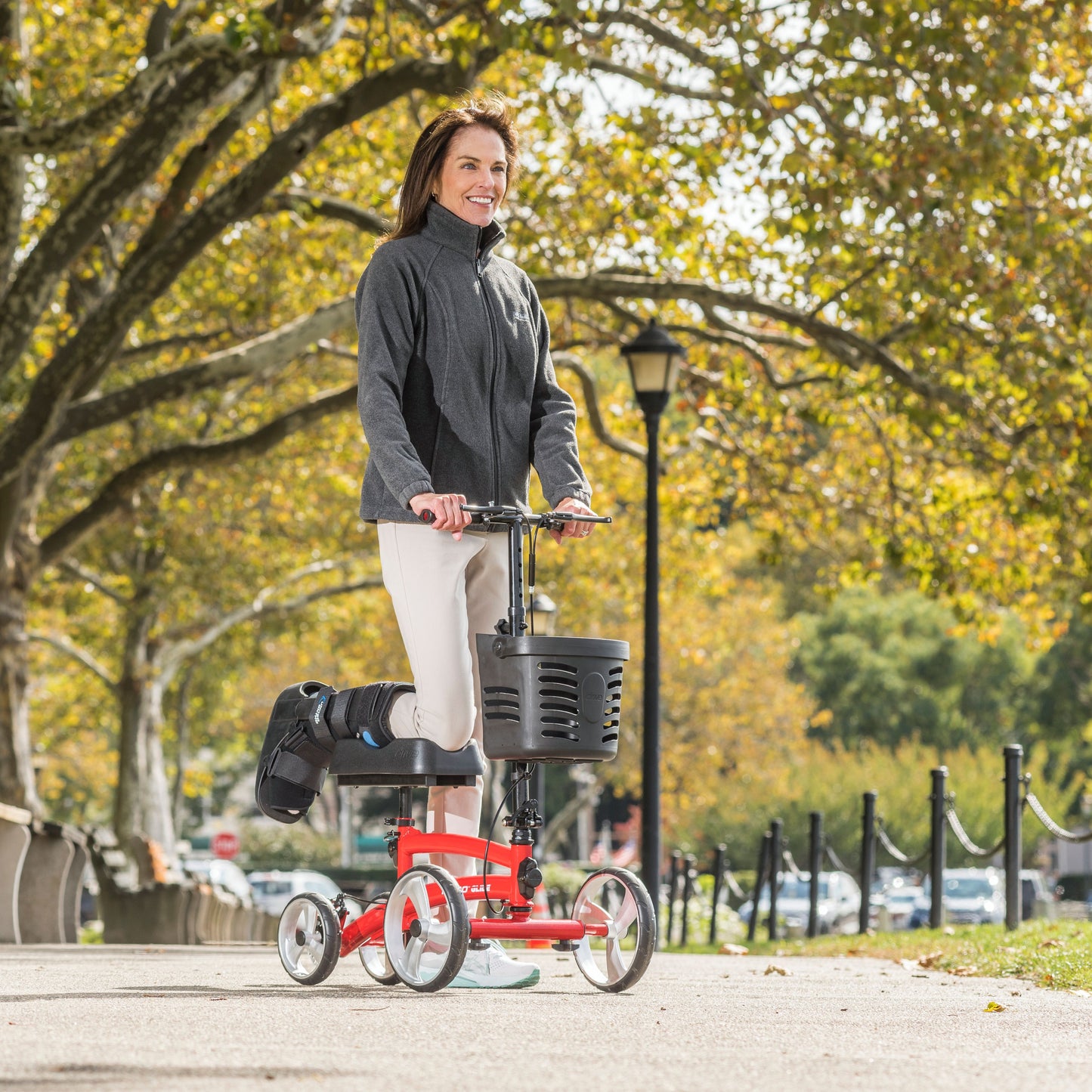 Drive Medical Nitro Glide Knee Walker, 791RD Red
