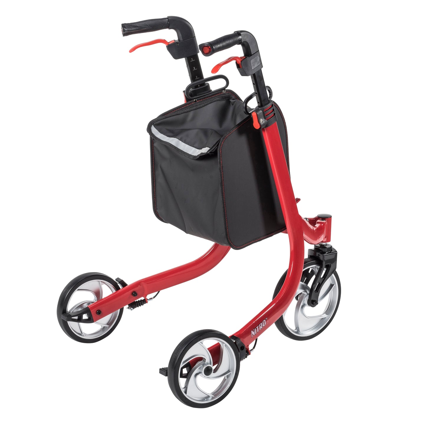 Drive Medical RTL10266TWHL Nitro 3 Wheeled Rolling Walker