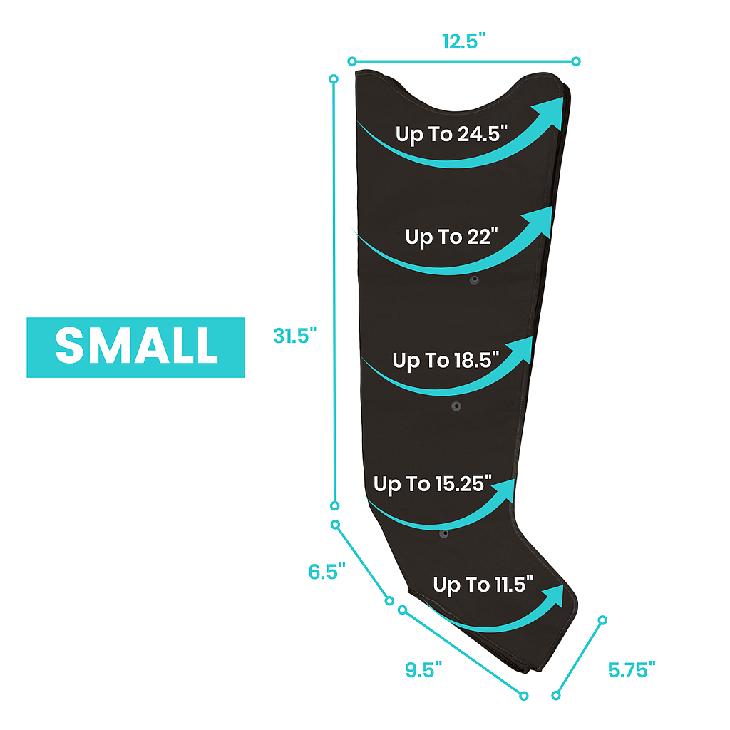Small Replacement Leg Sleeves for RHB1019 Compression System, RHB1097S