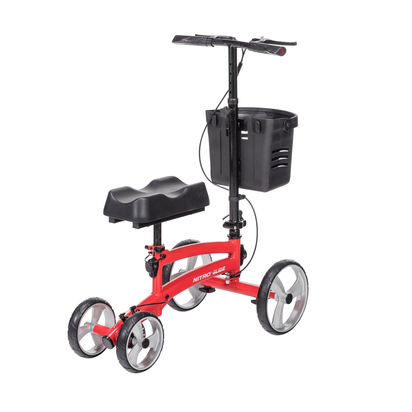 Drive Medical Nitro Glide Knee Walker, 791RD Red