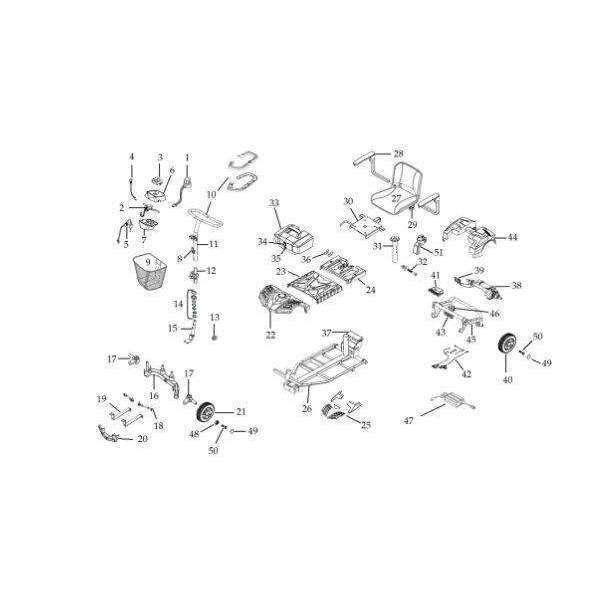 Replacement Front Shroud for Drive Spitfire Scout 4, SC31013