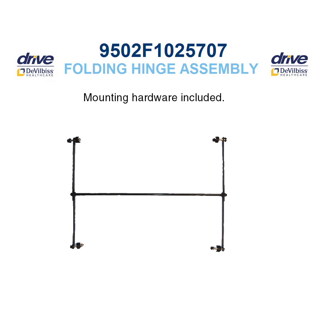 Replacement parts for Drive 10257 series rollator