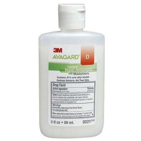 3M Avagard D 3 oz. Hand Sanitizer, 9221