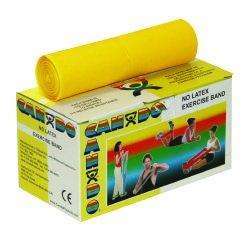 CanDo X-Light Exercise Resistance Band Rolls, Yellow