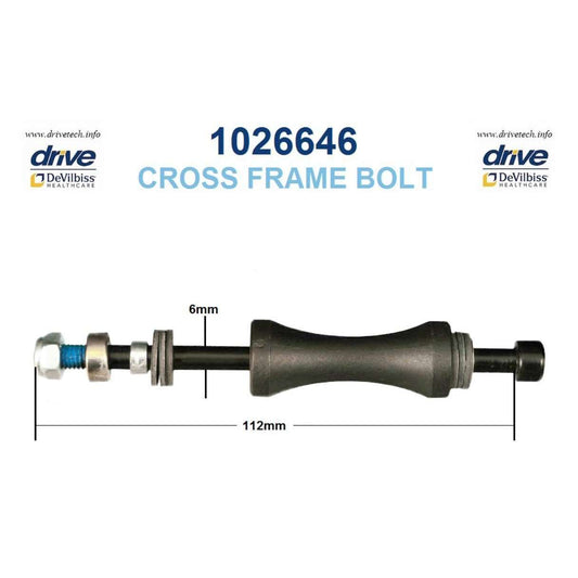 Crossbrace bolt for Drive Nitro and F22 Rollators, 1026646