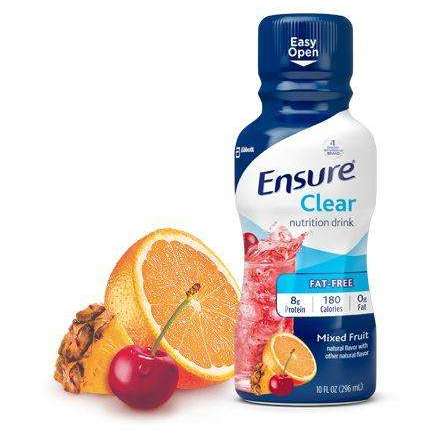  Ensure Clear Nutrition Drink Bottles Mixed Fruit, 10