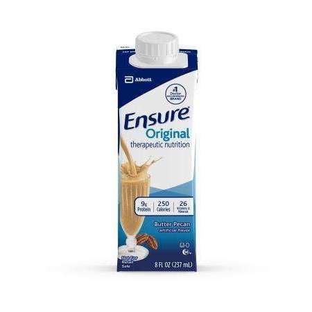 Ensure Original Butter Pecan, 64935 8 oz Screw top carton Each