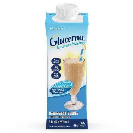 Glucerna screw top Therapeutic Shake Vanilla 8oz 64922 24/cs