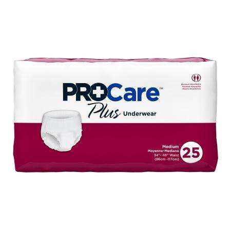ProCare Plus Absorbent Underwear MED 25/BG CRP-512