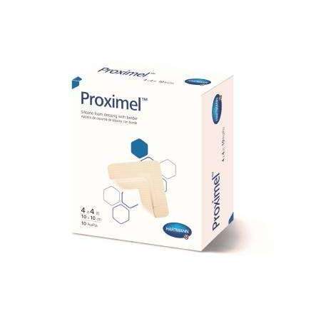 Proximel 4x4 Silicone Foam Dressing with Border 10/bx 14200000
