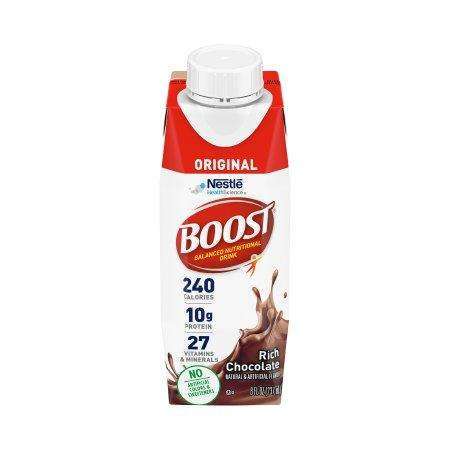 Boost Original Chocolate 8oz. screw top carton 24/cs
