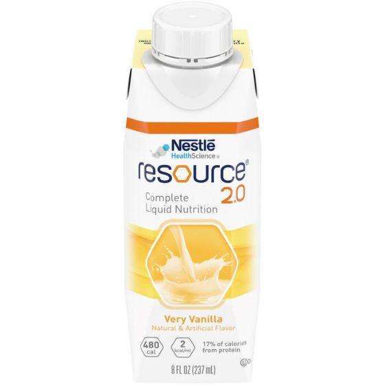 Nestle Resource 2.0 Vanilla 8OZ 24/CS