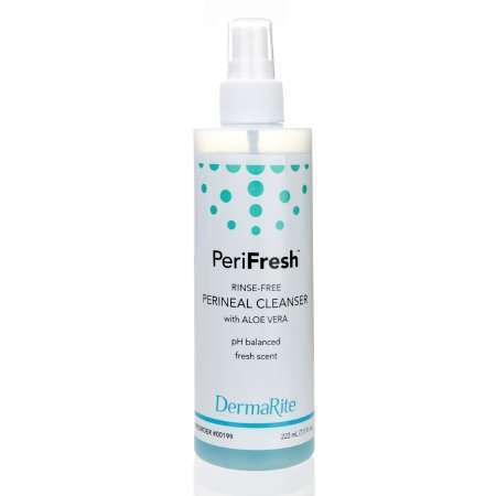 PeriFresh 7.5 oz. Pump Bottle Perineal Wash by DermaRite 00199, each