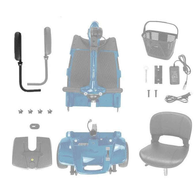 Vive Health 3 and 4 Wheel Scooter Replacement Left Armrest, MOB1025LARM