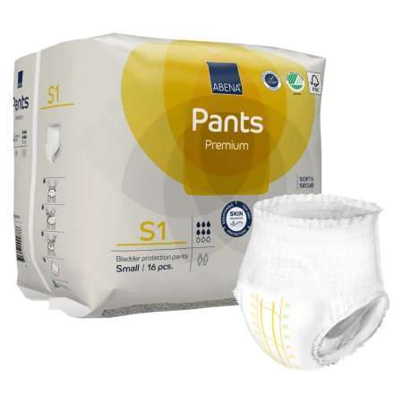 Abena Pants Premium S2 Absorbent Underwear, SM 96/cs