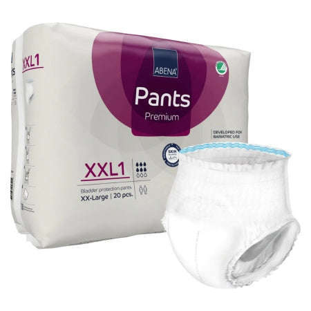 Abena Pants Premium XXL1 Absorbent Underwear, 2XL 20/pk
