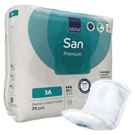 Abena San Premium Size 3A 13x4 inch Liner Pad, 196/cs