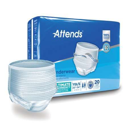 Attends APP0710 Ultimate Absorbent Underwear, Small 80/cs