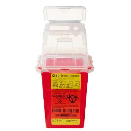 BD 1.5 Quart Sharps Container, 305487 each