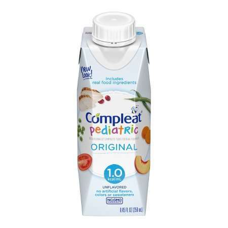 Compleat Pediatric Tube Feeding Formula for age 1-13 8.45oz cs/24 Unflavored