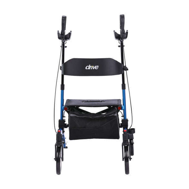 Drive Medical Elevate Upright Folding Walker, Blue UPWKRBL10