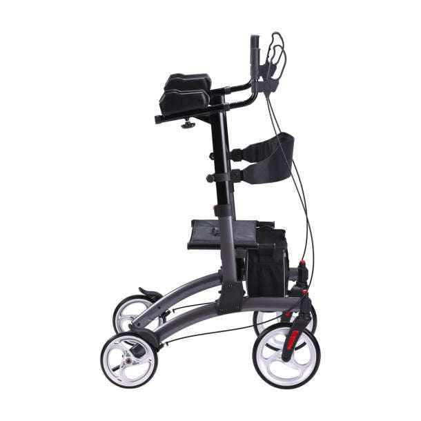 Drive Medical Elevate Upright Folding Walker, Grey UPWKRGY10