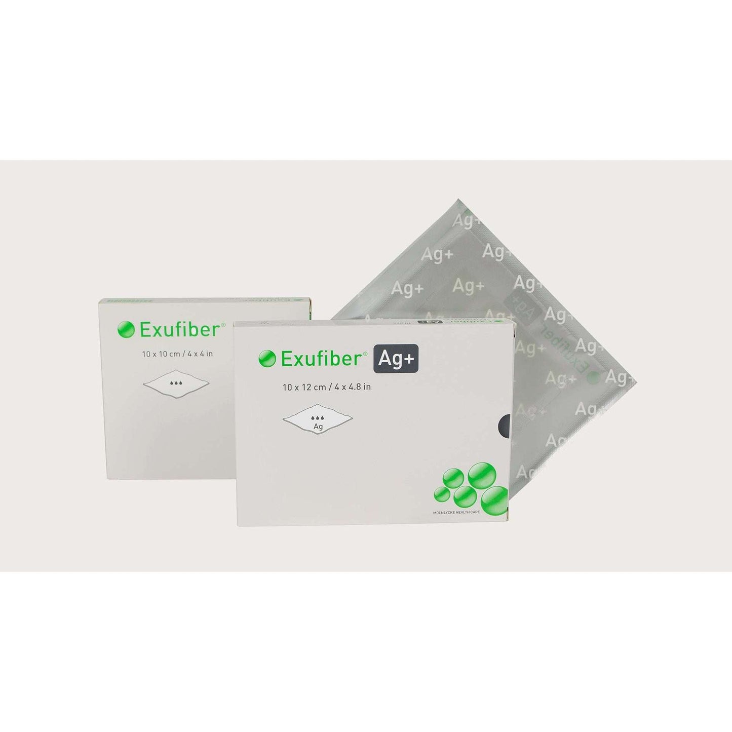 Exufiber Ag+ 4x5 Silver Gelling Dressing, 603422 each