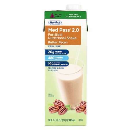 Hormel Med Pass 2.0 Butter Pecan 32oz. Carton, 46463 each